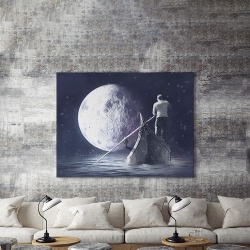 Tablou Canvas Navigand Catre Luna - Img 4