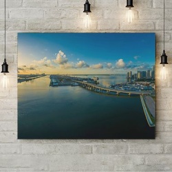 Tablou Canvas Pod Peste Albastru - Img 2