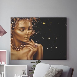 Tablou Canvas Sensual Gold - Img 1