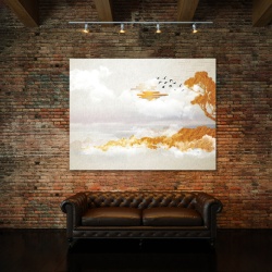Tablou Canvas Simple Japanese Landscape - Img 3