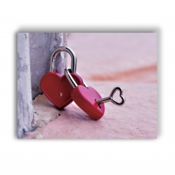 Tablou Canvas The Key To My Heart - Img 3