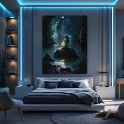 Tablou Canvas The night mermaid
