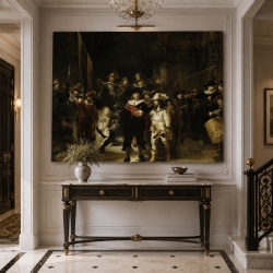Tablou Canvas "The Night Watch" - Rondul de noapte