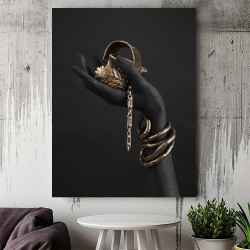 Tablou Canvas - Tribals hands - Img 3