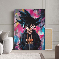 Tablou Canvas - Urban Art Goku