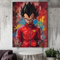 Tablou Canvas - Urban Art Vegeta - Img 3