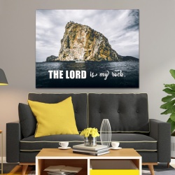 Tablou Inspirational - The Lord is my rock - Img 4