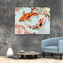 Tablou Japanese colorful fishes
