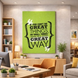 Tablou Motivational - Do Small Things In A Great Way