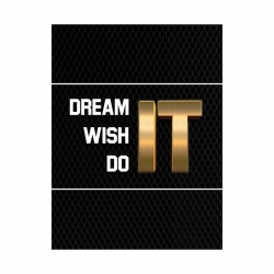 Tablou Motivational - Dream wish do - Img 4