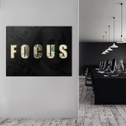Tablou Motivational - Focus (money) - Img 3