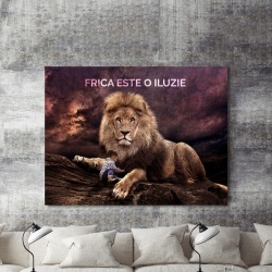 Tablou Motivational - Frica Este O Iluzie - Img 2