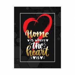 Tablou Motivational - Home is where the heart is - Img 3