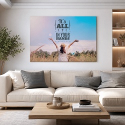 Tablou Motivational - It's In Your Hands