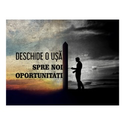 Tablou Motivational - O Usa Spre Noi Oportunitati - Img 4