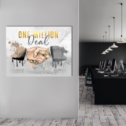 Tablou Motivational - One million dollar deal - Img 2
