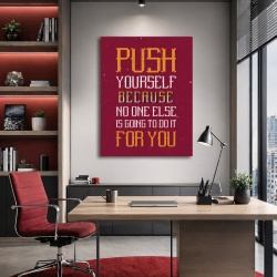 Tablou Motivational - Push Yourself