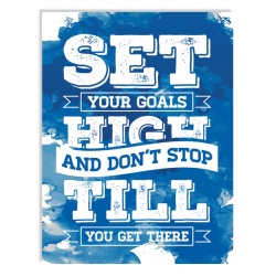 Tablou Motivational - Set Your Goals High (Abstract) - Img 4