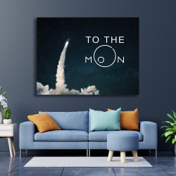 Tablou Motivational - To the moon - Img 4