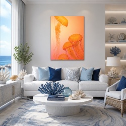 Tablou Orange jellyfish