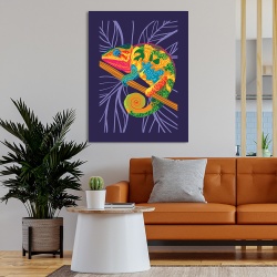 Tablou Pop art chameleon - Img 3