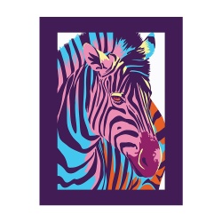 Tablou Pop art zebra - Img 3