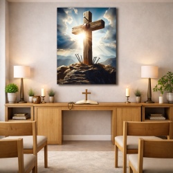 Tablou Religios - Sfanta Cruce de lemn