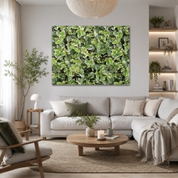 Tablou Vegetatie - Planta decorativa Euonimus alb (012)