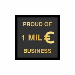 Tabloului 3D Personalizat „Proud of 1Mil Euro Business” - Img 1