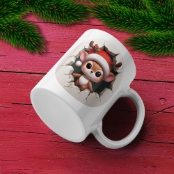 Cana De Craciun - Cute Reindeer with Big Eyes - Img 3