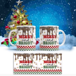 Cana De Craciun - Merry and Bright (ceramic) - Img 2