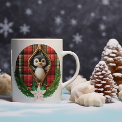 Cana De Craciun - Tiny Penguin in a Pocket (mesaj personalizat) - Img 2