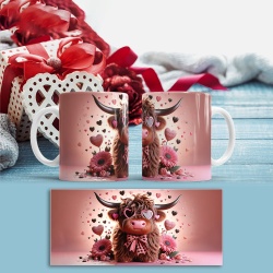 Cana Valentine's Day - Cute Cow in Love - Img 1