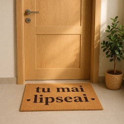 Covor de intrare personalizat - 60x40cm - tu mai lipseai - Img 3