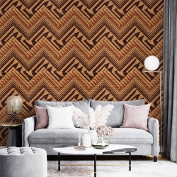 Fototapet Abstract - Tribal Zig Zag Pattern (Geometric 151) - Img 3