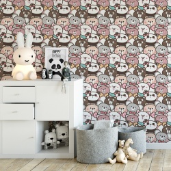 Fototapet Copii - Happy Colorful Bears (Baby 083) - Img 1