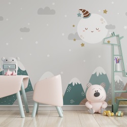 Fototapet copii Moon over the forest (FTD100005) - Img 4