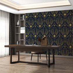 Fototapet - Golden art deco 1 (FTD1000303)