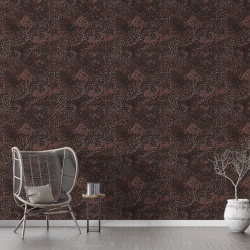 Fototapet Industrial - Iron Block with Patterns (008)