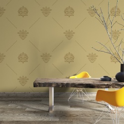 Fototapet - Simple elegant patern on brown (FTD10003222) - Img 2