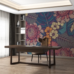 Fototapet - Vintage floral pattern (FTD1000335)