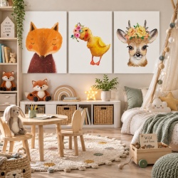 Set Tablouri Copii - Animalute Pictate