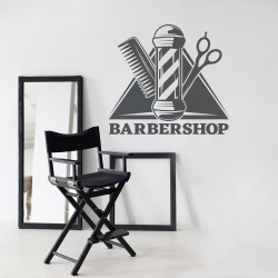 Sticker Barbershop (generic logo) - Img 4
