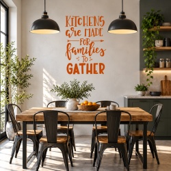 Sticker Bucatarie - Kitchens are for families