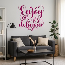 Sticker Bucatarie - Life is delicious