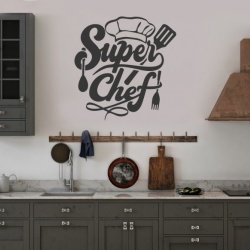 Sticker Bucatarie - Super chef