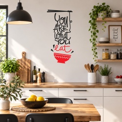 Sticker Bucatarie - You are what you eat (noodles)