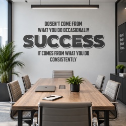 Sticker De Perete Cu Mesaj - Success Is What You Do