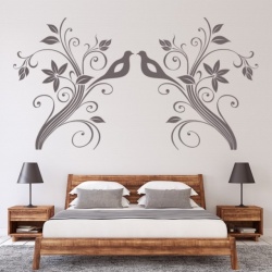 Sticker De Perete Floral Bird - Img 2