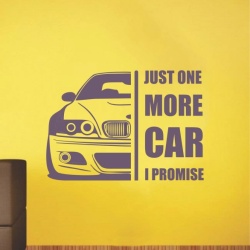 Sticker de Perete Just One More Car - Img 2